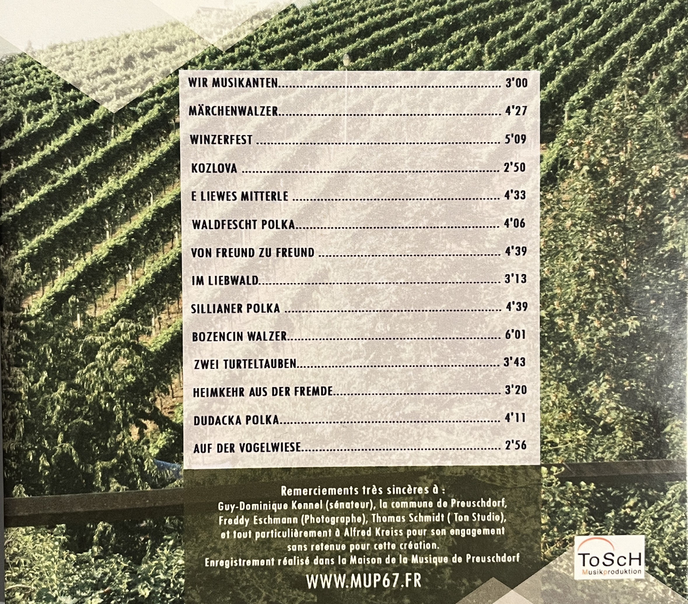 Album Musique Union de Preuschdorf - Mélodies du Liebwald – Image 5