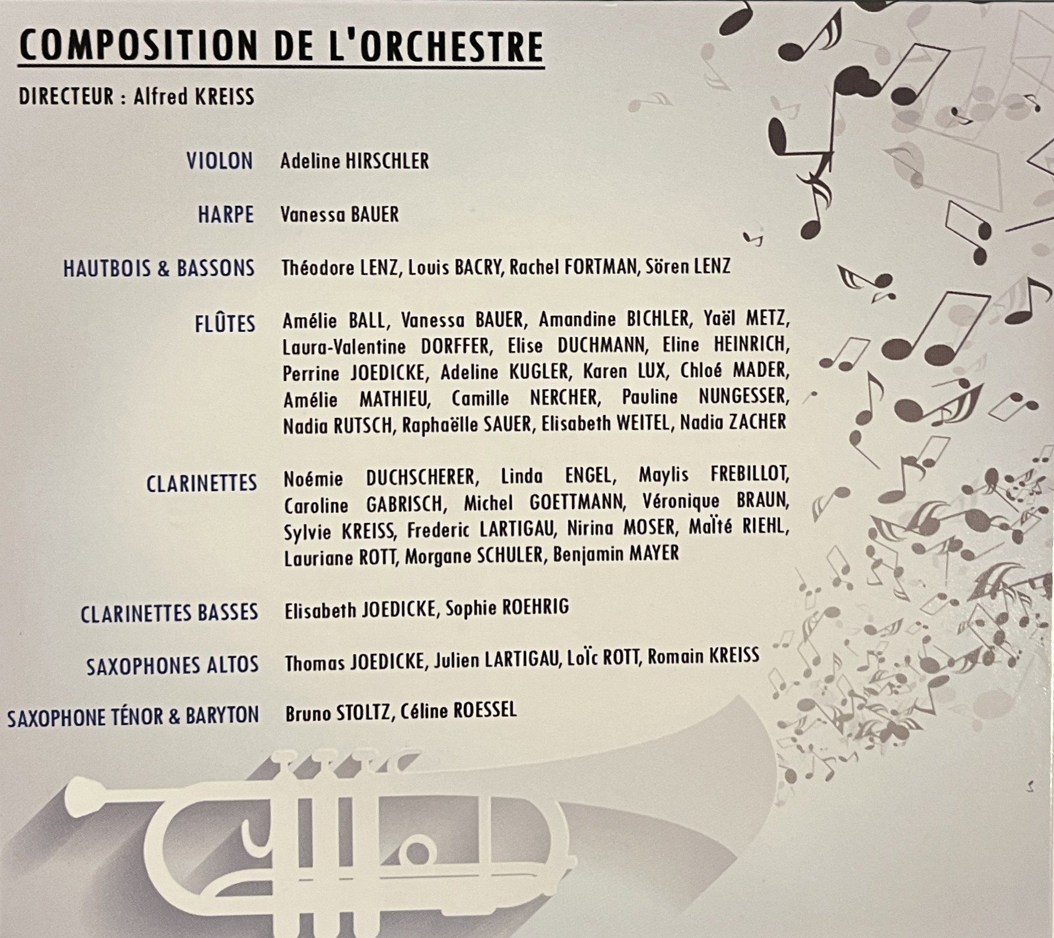 Album Musique Union de Preuschdorf - Orchestre d'Harmonie – Image 2